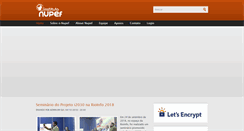 Desktop Screenshot of nupef.org.br